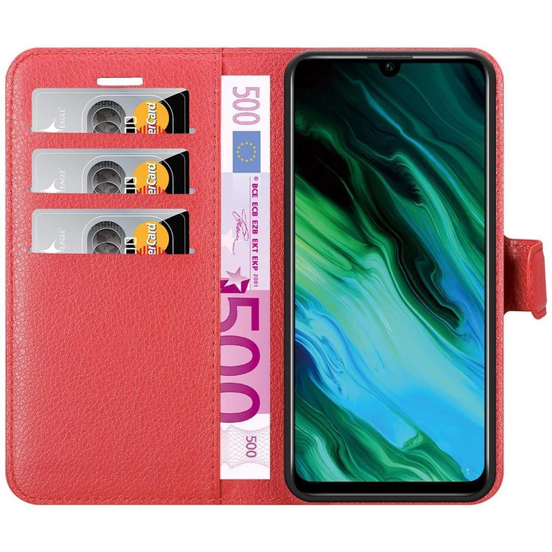Cadorabo Hülle kompatibel mit Honor 20e Schutzhülle mit Magnetverschluss, Standfunktion und Kartenfach