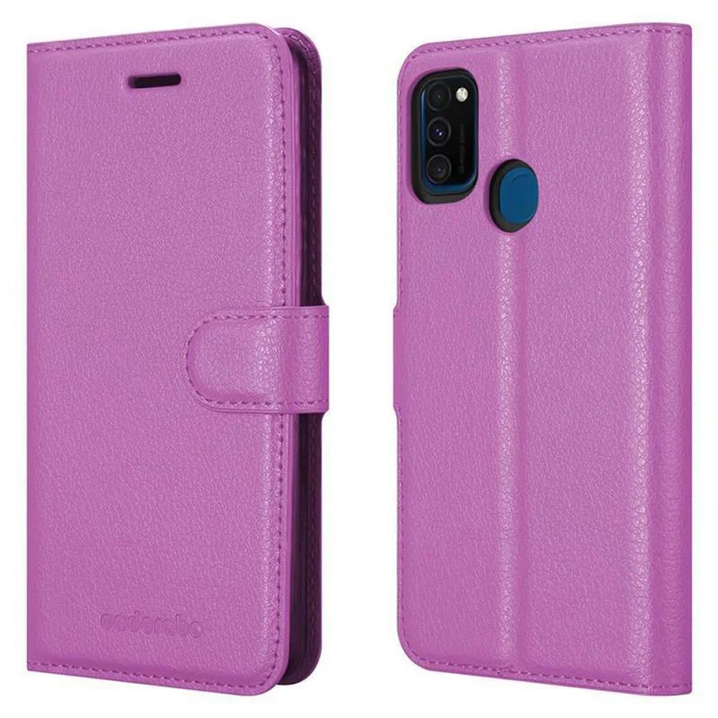 Cadorabo Hülle kompatibel mit Samsung Galaxy M21 / M30s Schutzhülle mit Magnetverschluss, Standfunktion und Kartenfach