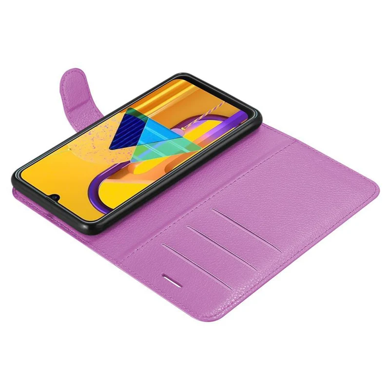 Cadorabo Hülle kompatibel mit Samsung Galaxy M21 / M30s Schutzhülle mit Magnetverschluss, Standfunktion und Kartenfach