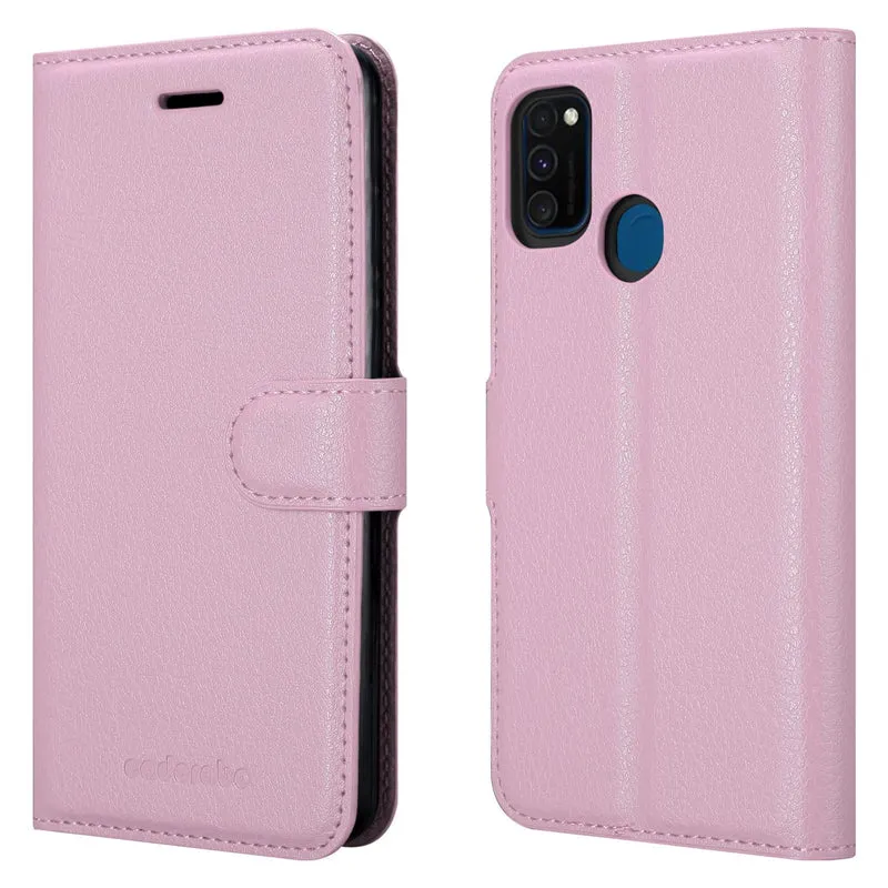 Cadorabo Hülle kompatibel mit Samsung Galaxy M21 / M30s Schutzhülle mit Magnetverschluss, Standfunktion und Kartenfach