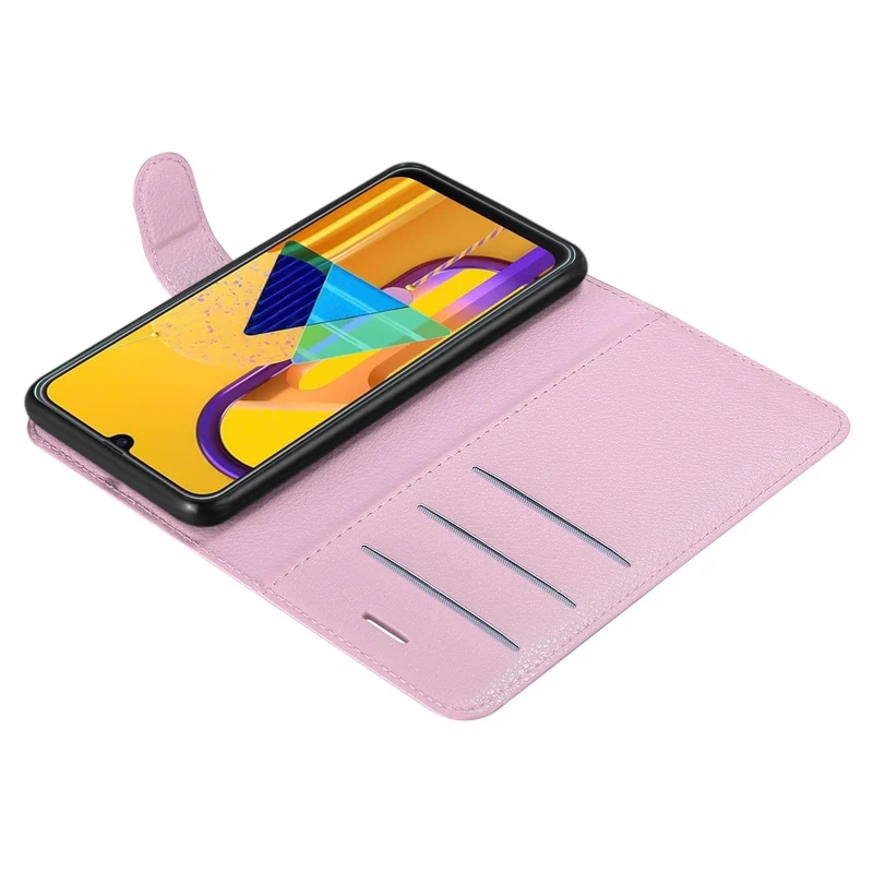 Cadorabo Hülle kompatibel mit Samsung Galaxy M21 / M30s Schutzhülle mit Magnetverschluss, Standfunktion und Kartenfach