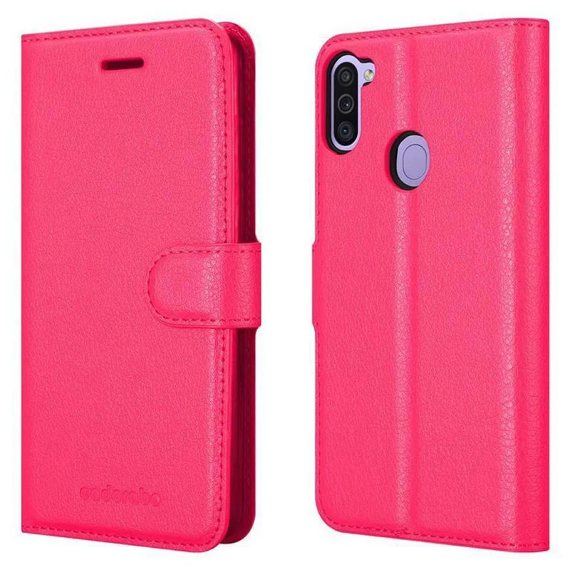 Cadorabo Hülle kompatibel mit Samsung Galaxy A11 / M11 Schutzhülle mit Magnetverschluss, Standfunktion und Kartenfach