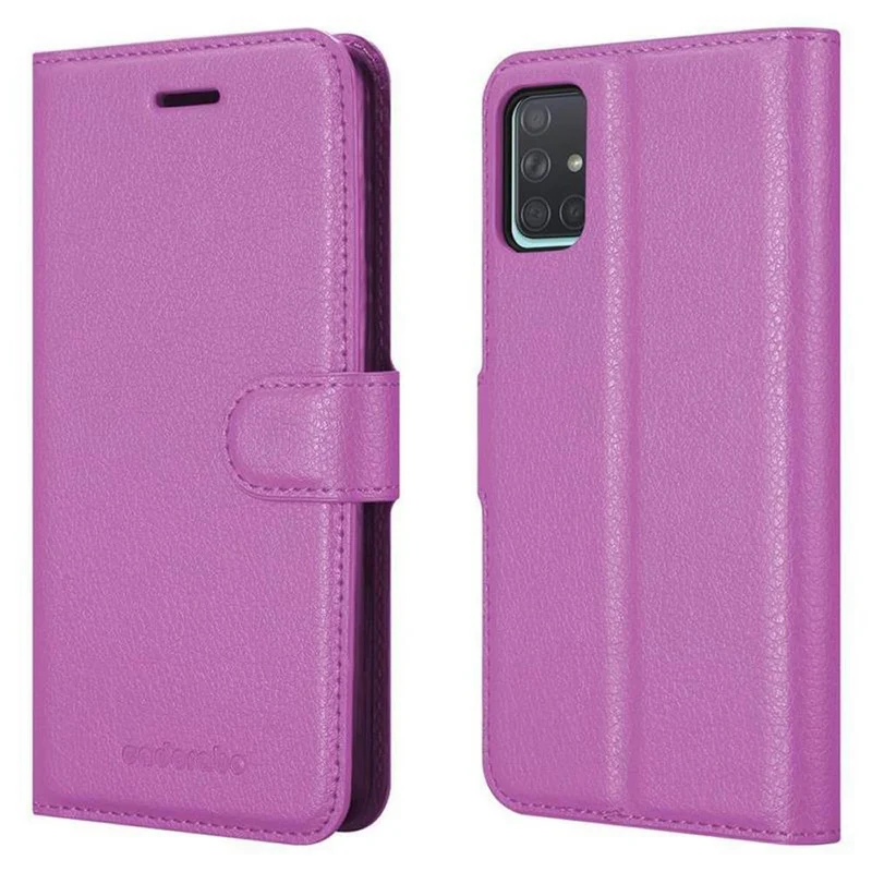 Cadorabo Hülle kompatibel mit Samsung Galaxy A71 5G Schutzhülle mit Magnetverschluss, Standfunktion und Kartenfach