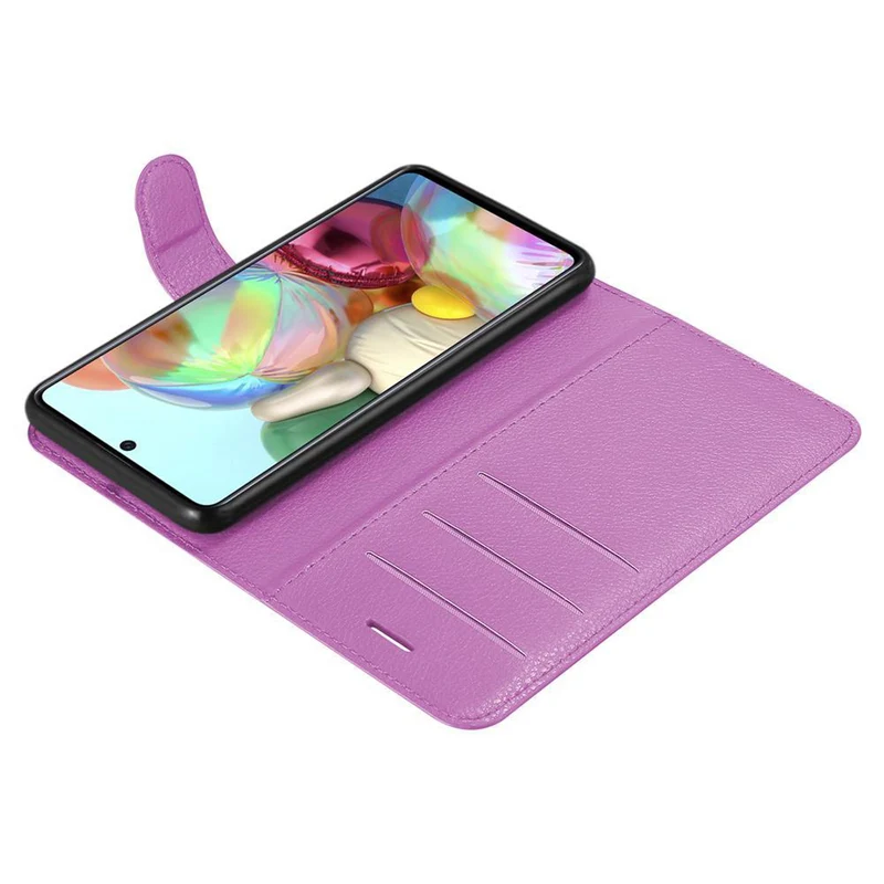 Cadorabo Hülle kompatibel mit Samsung Galaxy A71 5G Schutzhülle mit Magnetverschluss, Standfunktion und Kartenfach