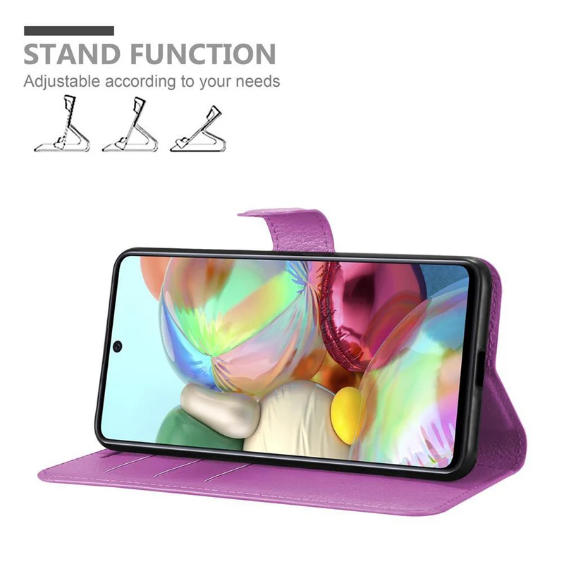 Cadorabo Hülle kompatibel mit Samsung Galaxy A71 5G Schutzhülle mit Magnetverschluss, Standfunktion und Kartenfach