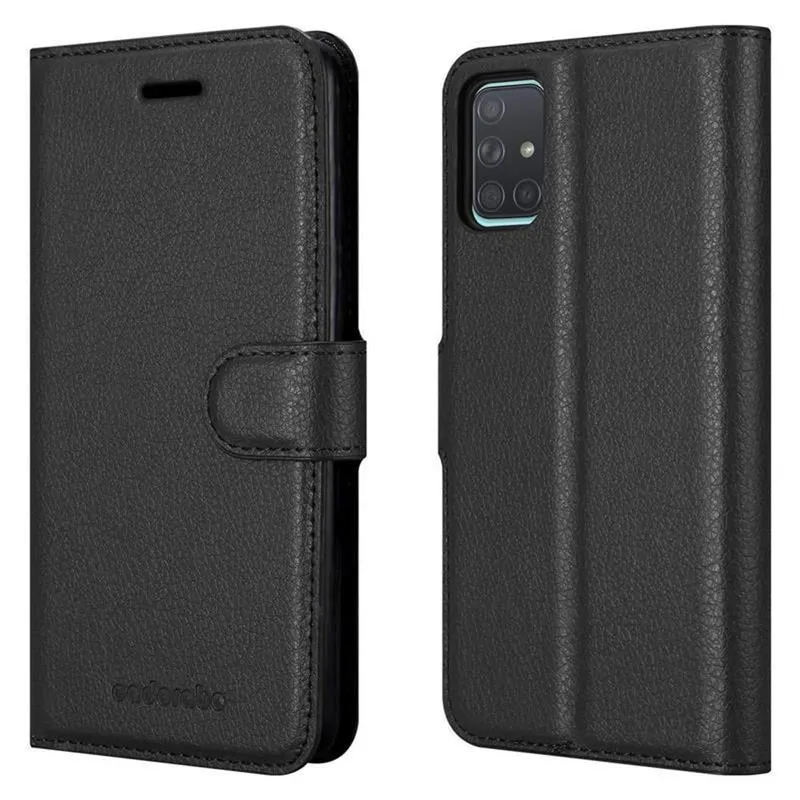Cadorabo Hülle kompatibel mit Samsung Galaxy A71 5G Schutzhülle mit Magnetverschluss, Standfunktion und Kartenfach