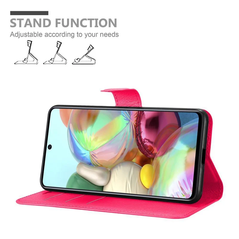 Cadorabo Hülle kompatibel mit Samsung Galaxy A71 5G Schutzhülle mit Magnetverschluss, Standfunktion und Kartenfach