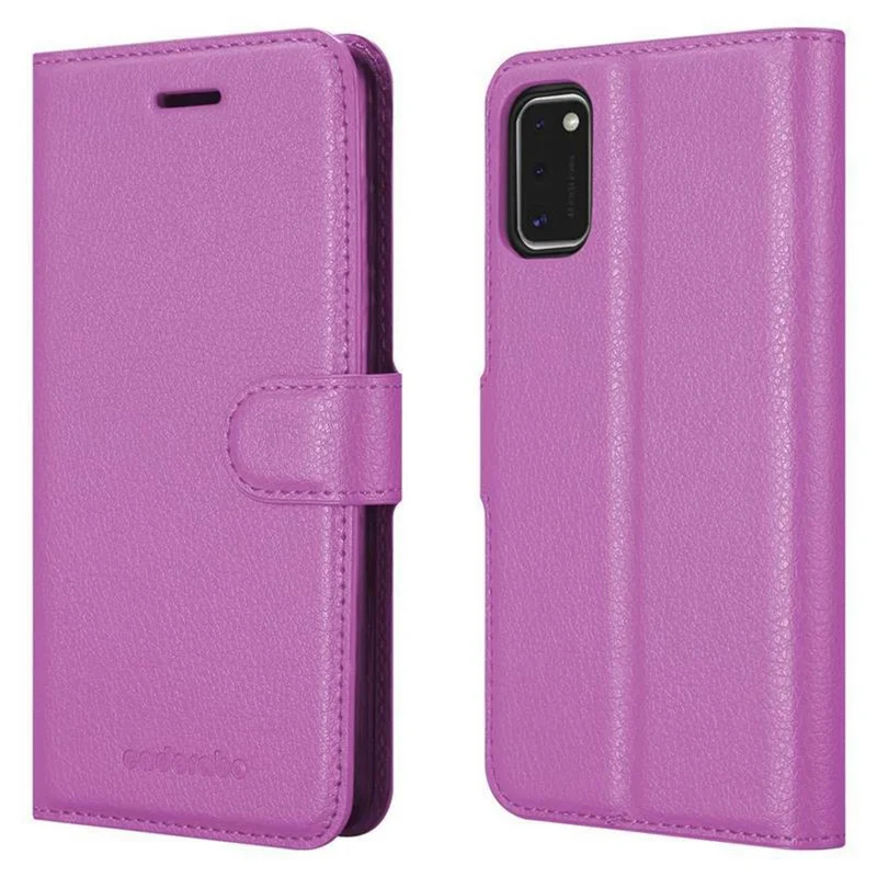 Cadorabo Hülle kompatibel mit Samsung Galaxy A41 Schutzhülle mit Magnetverschluss, Standfunktion und Kartenfach