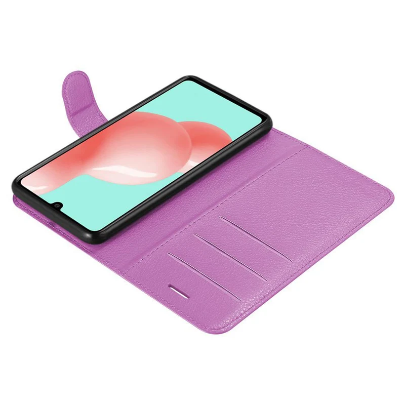 Cadorabo Hülle kompatibel mit Samsung Galaxy A41 Schutzhülle mit Magnetverschluss, Standfunktion und Kartenfach