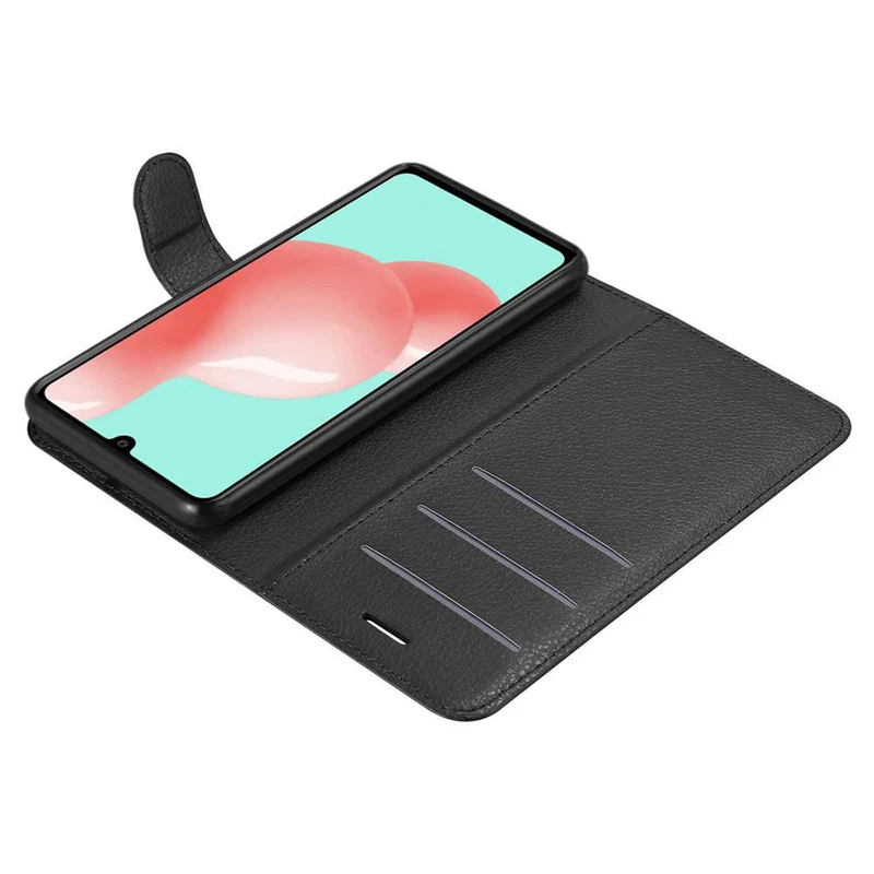 Cadorabo Hülle kompatibel mit Samsung Galaxy A41 Schutzhülle mit Magnetverschluss, Standfunktion und Kartenfach