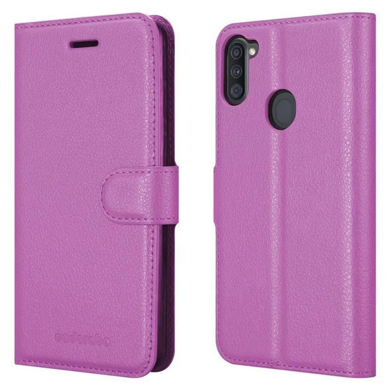 Cadorabo Hülle kompatibel mit Samsung Galaxy A11 / M11 Schutzhülle mit Magnetverschluss, Standfunktion und Kartenfach