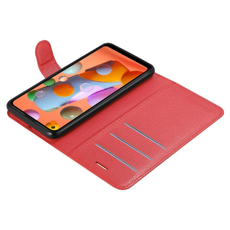 Cadorabo Hülle kompatibel mit Samsung Galaxy A11 / M11 Schutzhülle mit Magnetverschluss, Standfunktion und Kartenfach