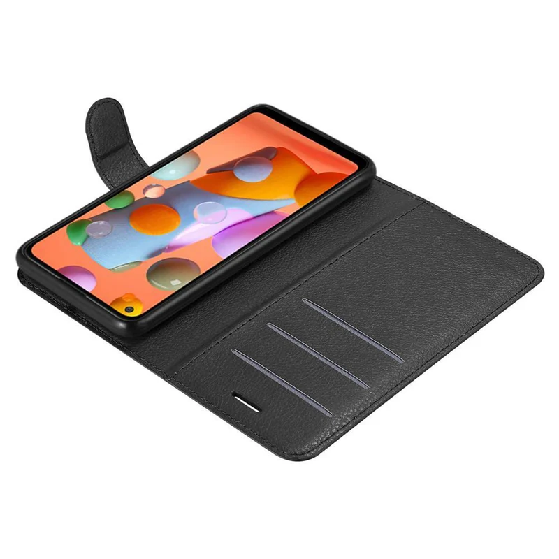 Cadorabo Hülle kompatibel mit Samsung Galaxy A11 / M11 Schutzhülle mit Magnetverschluss, Standfunktion und Kartenfach