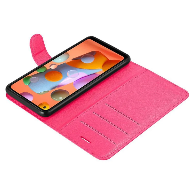 Cadorabo Hülle kompatibel mit Samsung Galaxy A11 / M11 Schutzhülle mit Magnetverschluss, Standfunktion und Kartenfach
