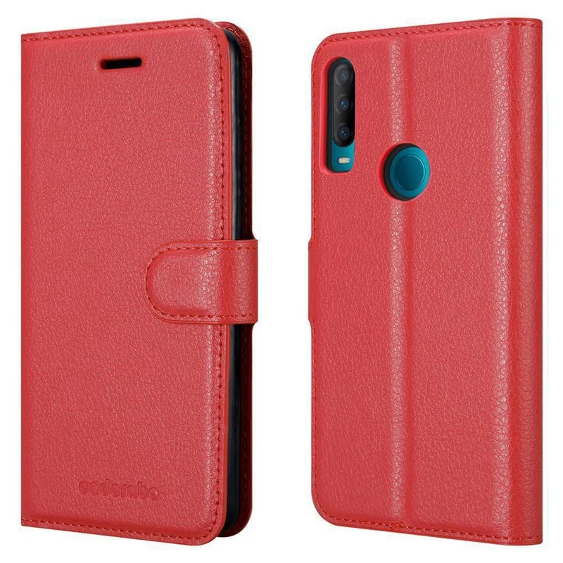 Cadorabo Hülle kompatibel mit Alcatel 1S 2020 Schutzhülle mit Magnetverschluss, Standfunktion und Kartenfach
