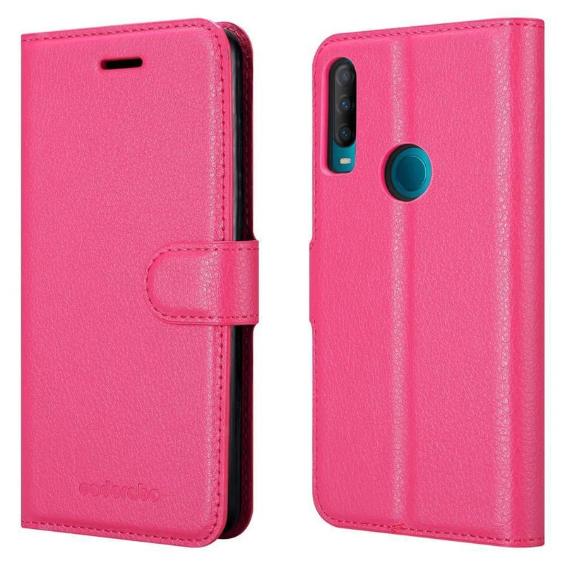 Cadorabo Hülle kompatibel mit Alcatel 1S 2020 Schutzhülle mit Magnetverschluss, Standfunktion und Kartenfach