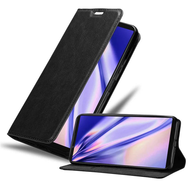 Cadorabo Hülle kompatibel mit Sony Xperia 1 II Schutzhülle mit Magnetverschluss, Standfunktion und Kartenfach
