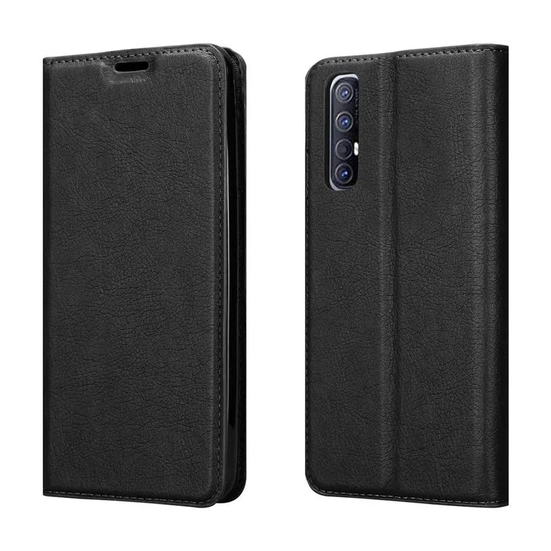 Cadorabo Hülle kompatibel mit Oppo FIND X2 PRO Schutzhülle mit Magnetverschluss, Standfunktion und Kartenfach