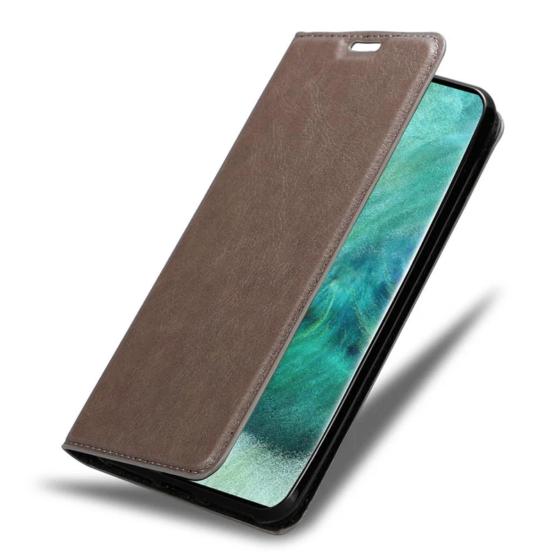 Cadorabo Hülle kompatibel mit Oppo FIND X2 Schutzhülle mit Magnetverschluss, Standfunktion und Kartenfach