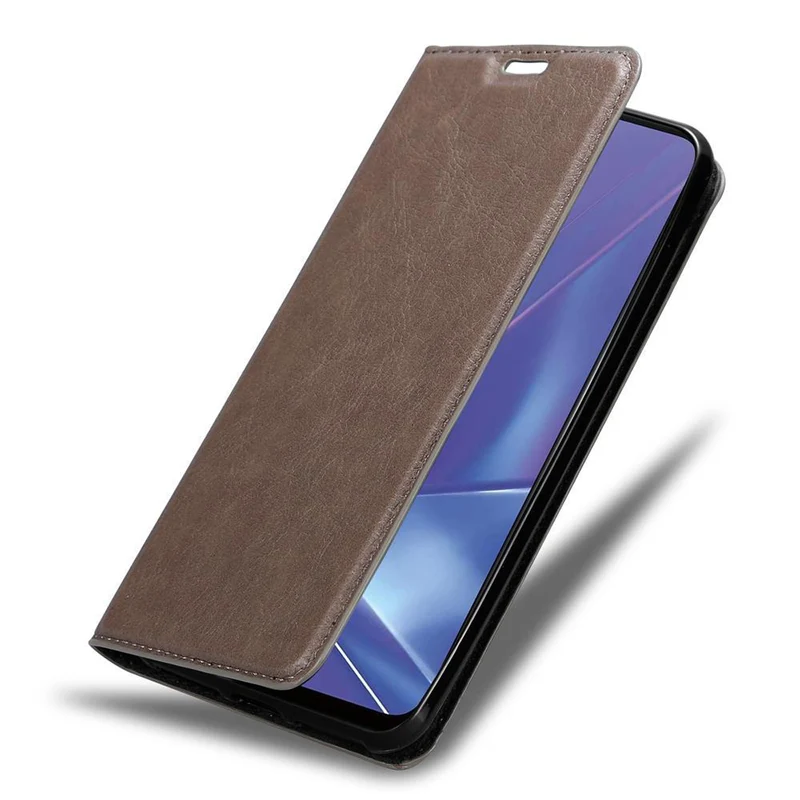 Cadorabo Hülle kompatibel mit Oppo A72 Schutzhülle mit Magnetverschluss, Standfunktion und Kartenfach