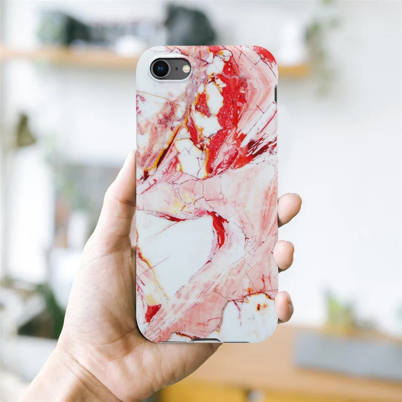 Cadorabo Hülle kompatibel mit Apple iPhone 7 / 7S / 8 / SE 2020 Schutzhülle aus TPU Silikon mit Muster Mosaik