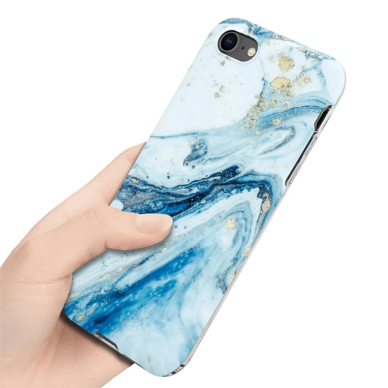 Cadorabo Hülle kompatibel mit Apple iPhone 7 / 7S / 8 / SE 2020 Schutzhülle aus TPU Silikon mit Muster Mosaik