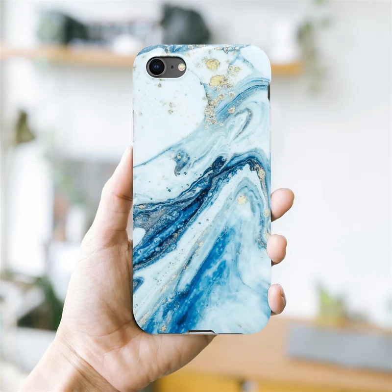 Cadorabo Hülle kompatibel mit Apple iPhone 7 / 7S / 8 / SE 2020 Schutzhülle aus TPU Silikon mit Muster Mosaik