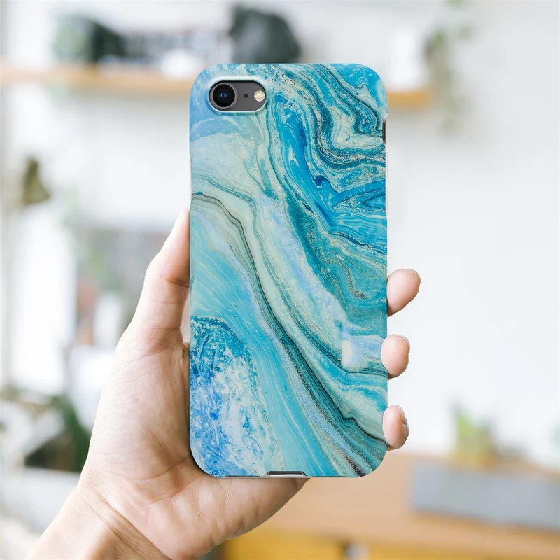 Cadorabo Hülle kompatibel mit Apple iPhone 7 / 7S / 8 / SE 2020 Schutzhülle aus TPU Silikon mit Muster Mosaik