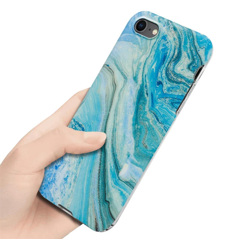 Cadorabo Hülle kompatibel mit Apple iPhone 7 / 7S / 8 / SE 2020 Schutzhülle aus TPU Silikon mit Muster Mosaik