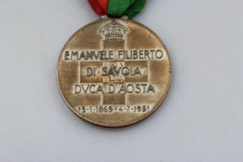 Medaille gewidmet Emanuele Filiberto von Savoyen, Herzog von Aosta