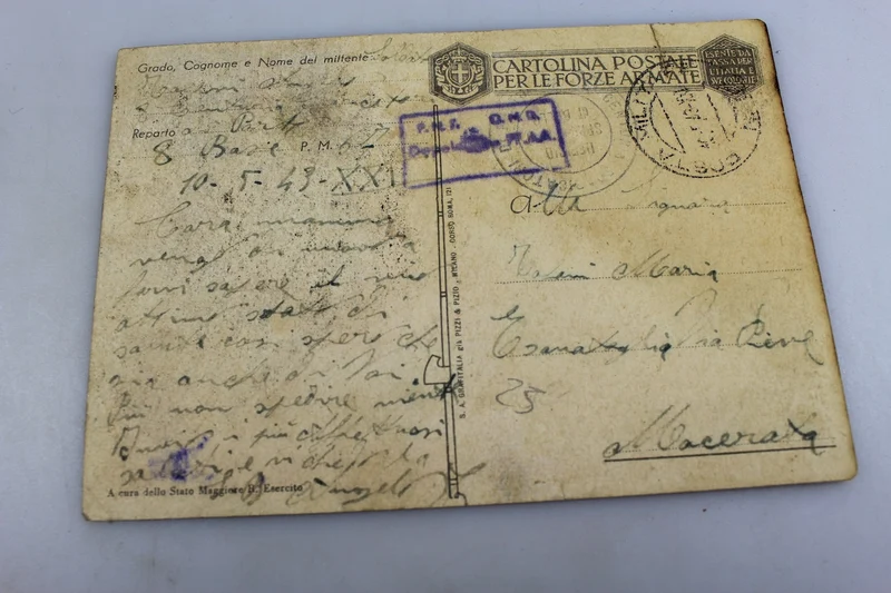 Postkarte für die Bundeswehr