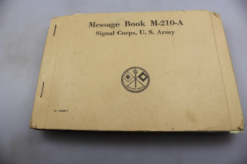 US Signal Corps - WW2 Papierblock