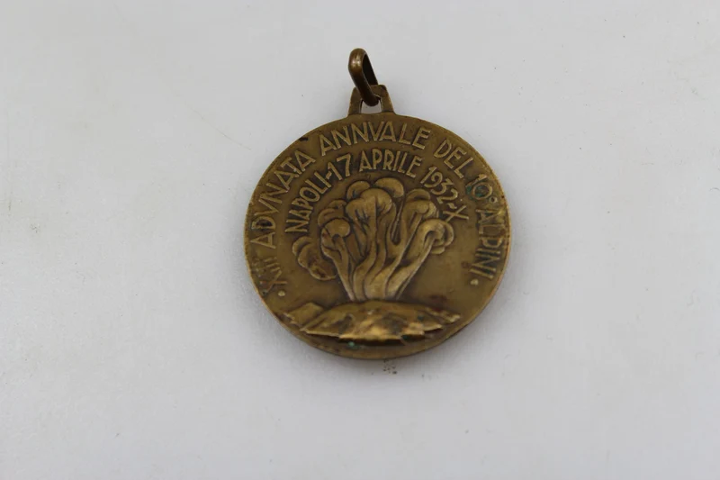 Medaille XIII ^ Jährliches Treffen des 10. Alpini - Neapel 1932