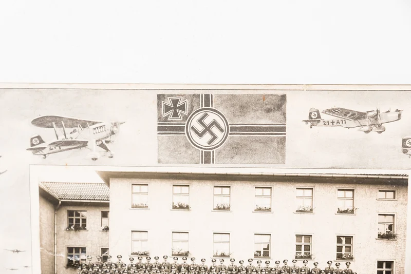 Konvolut-Dokumente gehörten zwei Brüdern, beide Luftwaffe Flak