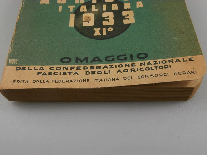 "Landwirtschaftliches Tagebuch" Jahr 1933 XI° vz