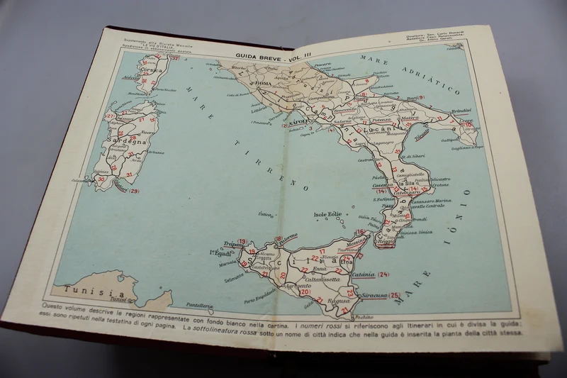 "Süditalien - Inseln - Libyen" Kurzführer - CTI - 1940