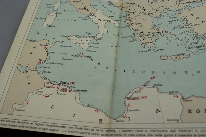 "Süditalien - Inseln - Libyen" Kurzführer - CTI - 1940