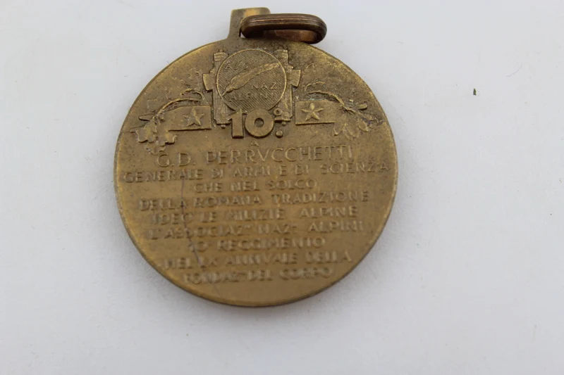 Erinnerungsmedaille Alpini Sammeln 10. Regg. - 1932
