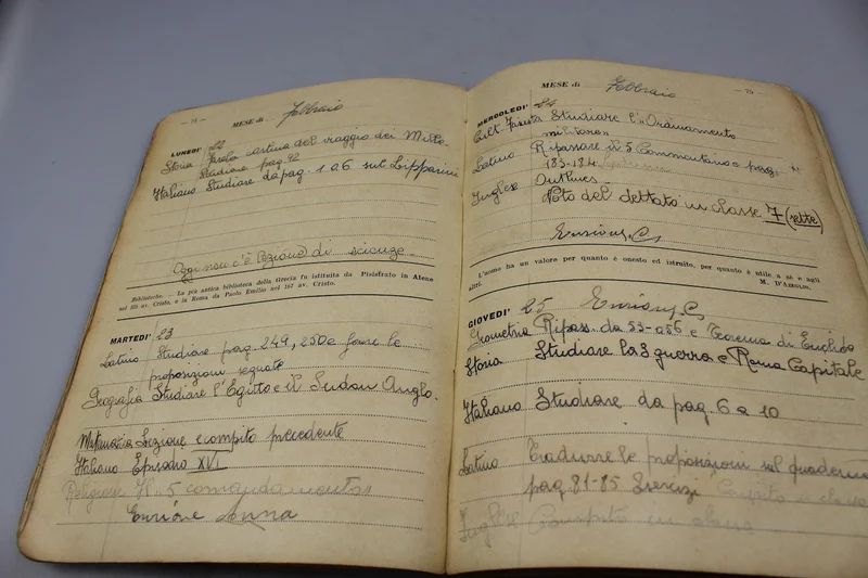 Schultagebuch für das Jahr 1934/35