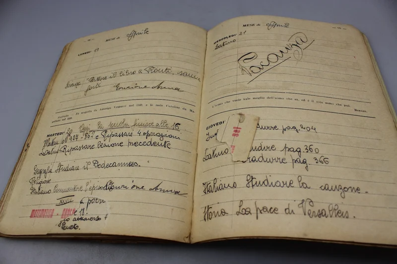 Schultagebuch für das Jahr 1934/35