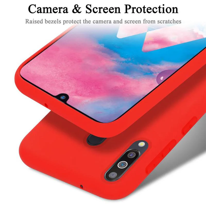 Cadorabo Hülle kompatibel mit Samsung Galaxy M30 / A40s Schutzhülle aus flexiblem TPU Silikon