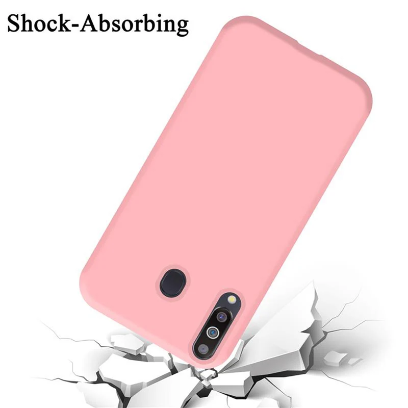 Cadorabo Hülle kompatibel mit Samsung Galaxy M30 / A40s Schutzhülle aus flexiblem TPU Silikon