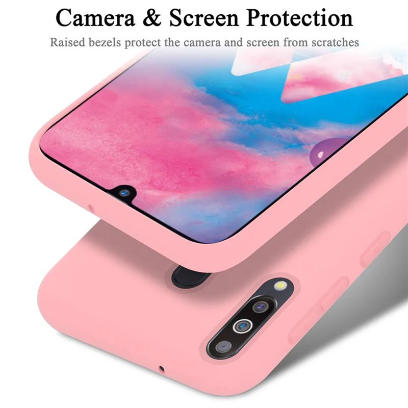 Cadorabo Hülle kompatibel mit Samsung Galaxy M30 / A40s Schutzhülle aus flexiblem TPU Silikon