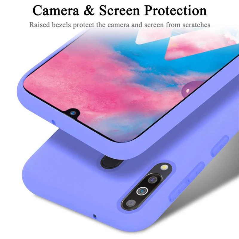 Cadorabo Hülle kompatibel mit Samsung Galaxy M30 / A40s Schutzhülle aus flexiblem TPU Silikon