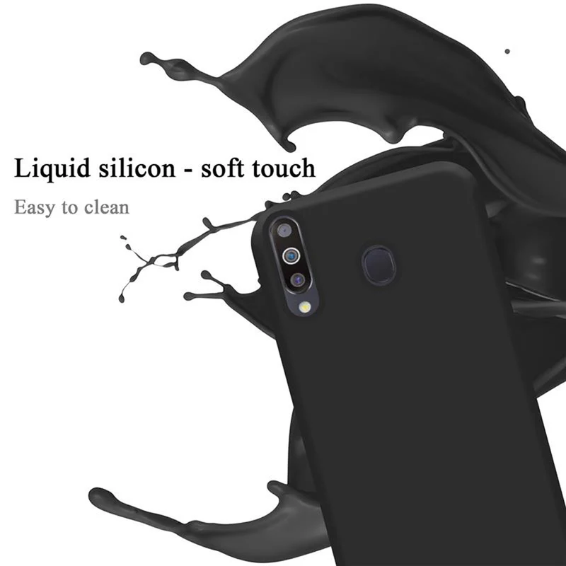 Cadorabo Hülle kompatibel mit Samsung Galaxy M30 / A40s Schutzhülle aus flexiblem TPU Silikon