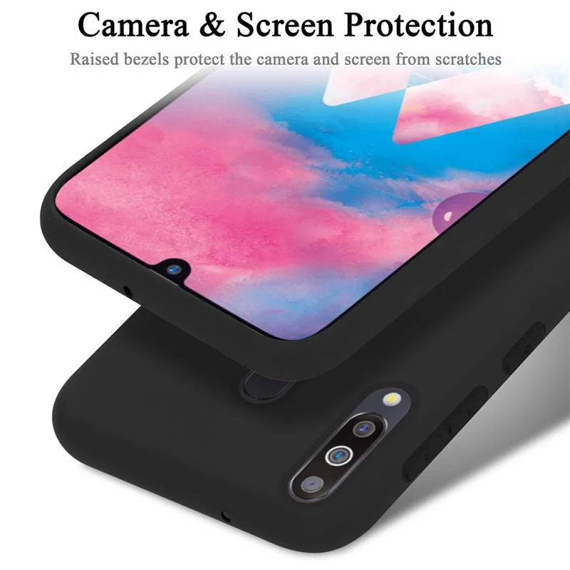 Cadorabo Hülle kompatibel mit Samsung Galaxy M30 / A40s Schutzhülle aus flexiblem TPU Silikon