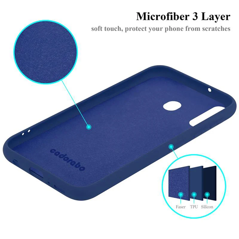 Cadorabo Hülle kompatibel mit Samsung Galaxy M30 / A40s Schutzhülle aus flexiblem TPU Silikon