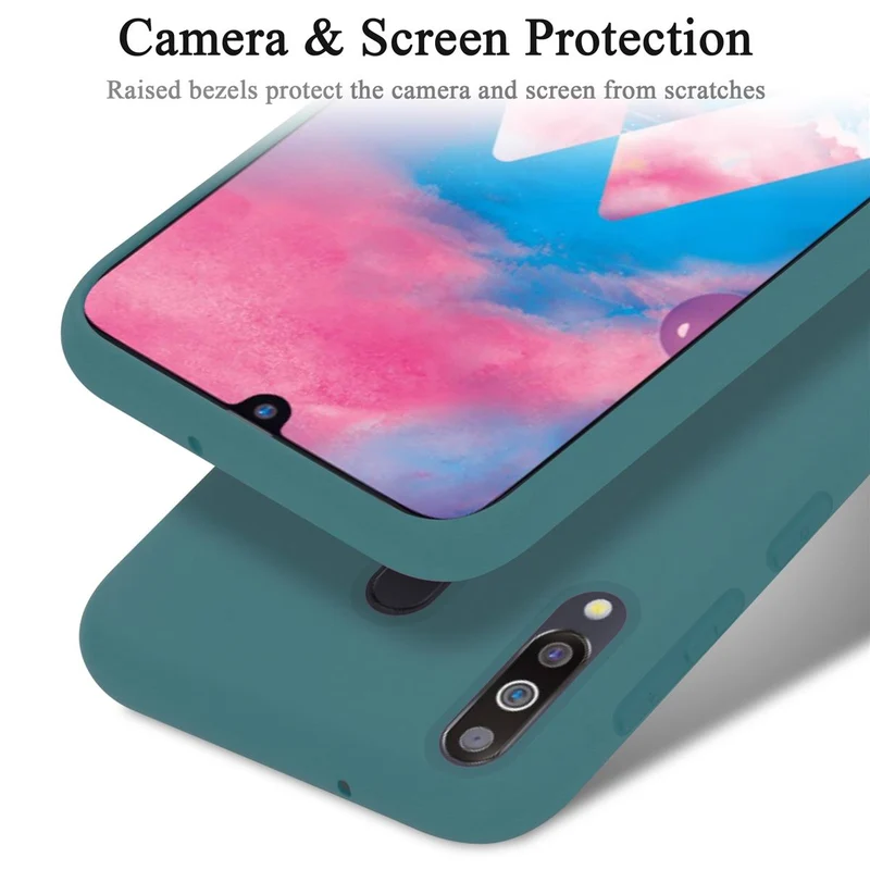 Cadorabo Hülle kompatibel mit Samsung Galaxy M30 / A40s Schutzhülle aus flexiblem TPU Silikon