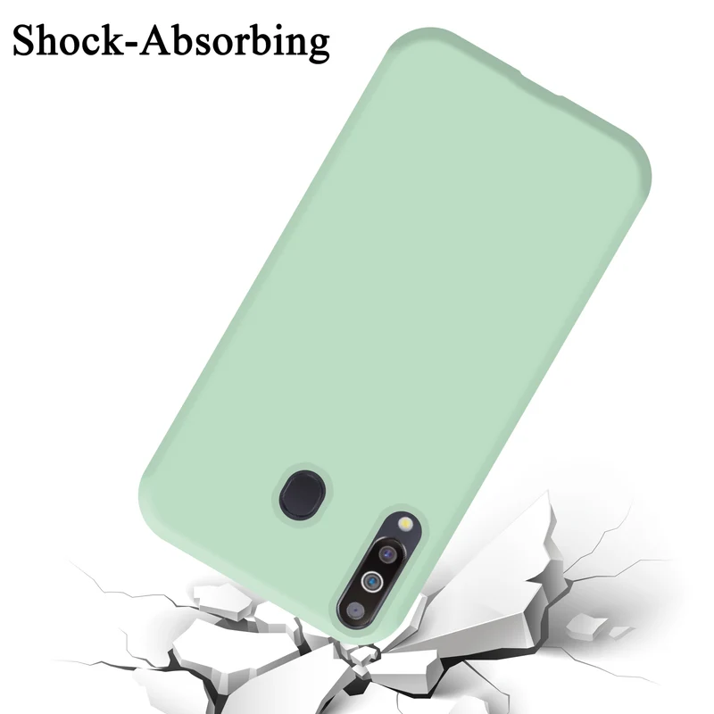 Cadorabo Hülle kompatibel mit Samsung Galaxy M30 / A40s Schutzhülle aus flexiblem TPU Silikon