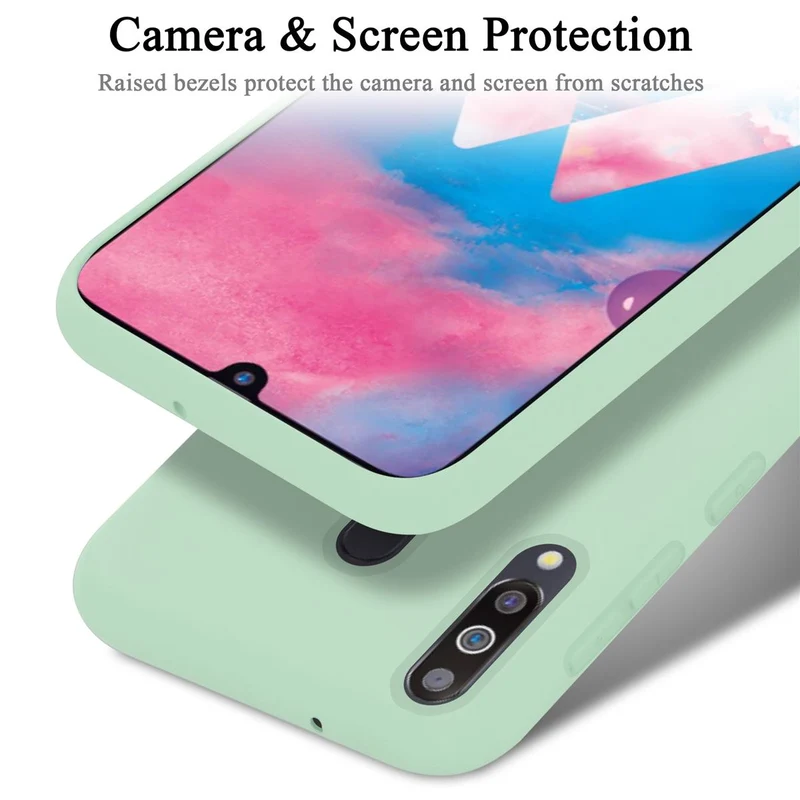 Cadorabo Hülle kompatibel mit Samsung Galaxy M30 / A40s Schutzhülle aus flexiblem TPU Silikon